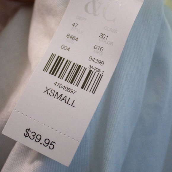 New York & Company French Bulldog Wine T-shirt sz xs - Picture 4 of 5